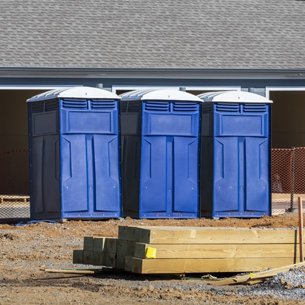 what is the expected delivery and pickup timeframe for the porta potties in Eclectic AL